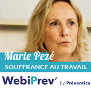 Prochain webinaire de Marie Pezé : "Qui aller voir en situation de Souffrance au Travail "