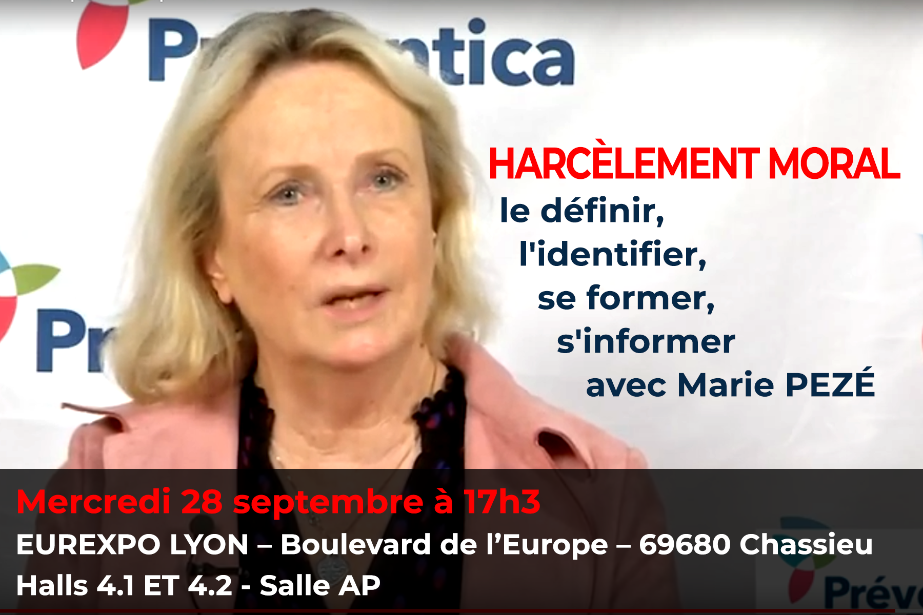 Harcèlement moral Marie Pezé Préventica