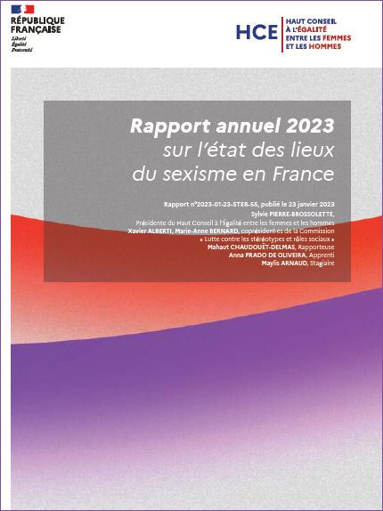 Rapport annuel 2023 sur l’état des lieux du sexisme en France