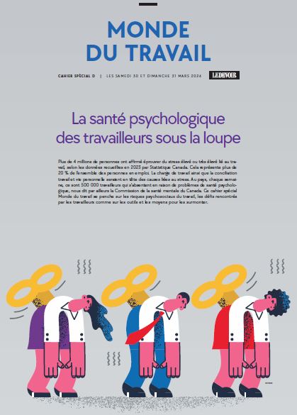 Monde du travail : la santé psychologique des travailleurs sous la loupe