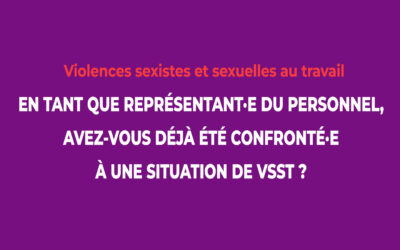 Guide-outil syndical méthodologique pour enquêter sur les VSST – Violences sexistes et sexuelles au travail