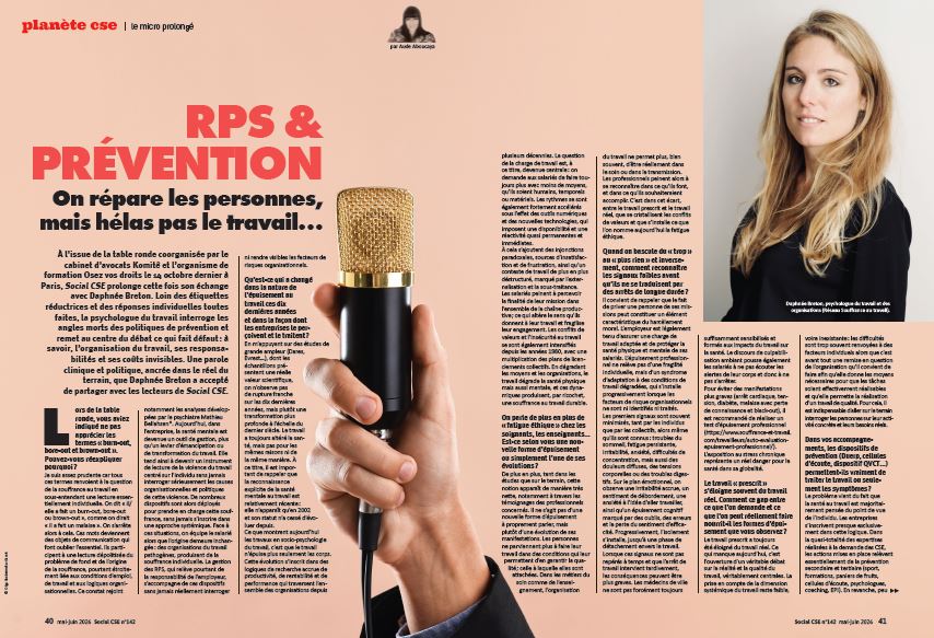 Social CSE, Mai/Juin 2026, N°142