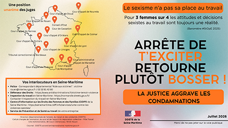 Le sexisme n'a pas sa place au travail !