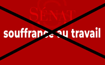 RAPPEL pour celles et ceux qui n’étaient pas là cet été : ce que contient le rapport sénatorial sur la souffrance au travail, enterré en juillet