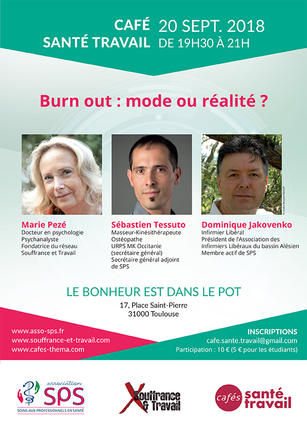 Café Citoyen Santé Travail sur le burn-out à Toulouse