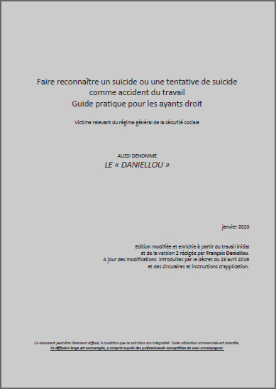 Suicide au travail : guide des ayants droit