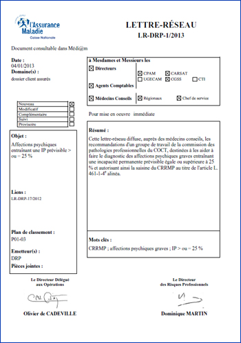 Diagnostic affections psychiques - Assurance Maladie