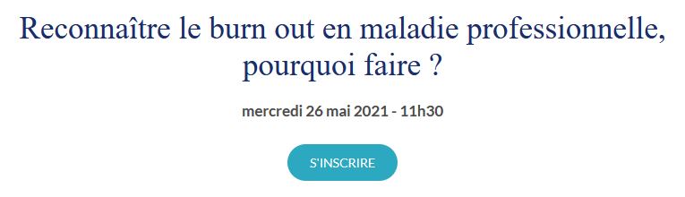 Inscription au Webinar Marie Pezé sur le Burn-out. Préventica, Webiprev